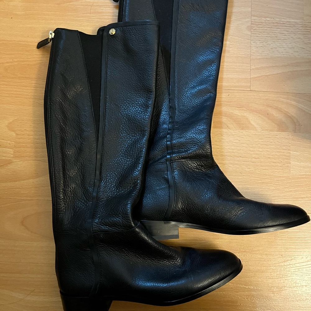 Louise et Cie Black Leather Heeled Boots